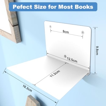 FENTEC Invisible Floating Book Shelves - Stylish Storage Solution