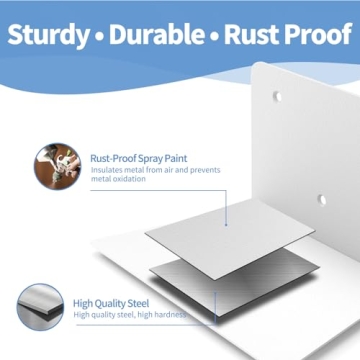 FENTEC Invisible Floating Book Shelves - Stylish Storage Solution
