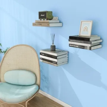 FENTEC Invisible Floating Book Shelves - Stylish Storage Solution