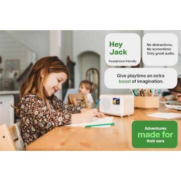 Storybutton Premium Audio Player for Kids 5-12 | No Fees or Subscriptions Required | Exclusive Originals, Podcasts, White Noise, Bedtime Stories, Educational Podcasts