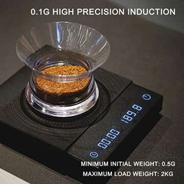 TIMEMORE Coffee Scale with Timer for Perfect Brewing