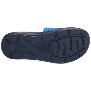 Under Armour Womens Ignite Vi Graphic Fb Slide Sandal, Academy Blue (400)/Blue Circuit, 4 Big Kid US