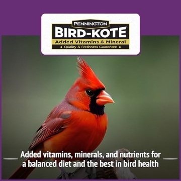 Premium Wild Bird Seed with Nut & Fruit Blend for Songbirds