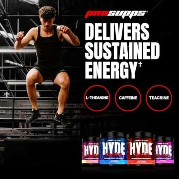 PROSUPPS Mr. Hyde Signature Pre Workout with Creatine, Beta Alanine, TeaCrine and Caffeine for Sustained Energy, Focus Pumps - Endurance Energy Drink Men Women (Blue Razz, 30 Servings)