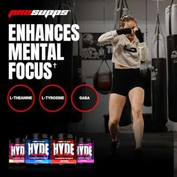 PROSUPPS Mr. Hyde Signature Pre Workout with Creatine, Beta Alanine, TeaCrine and Caffeine for Sustained Energy, Focus Pumps - Endurance Energy Drink Men Women (Blue Razz, 30 Servings)