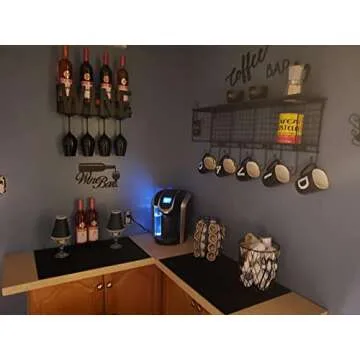 23.6'' by 15.7''Flexible Silicone Placemat Non Slip Waterproof Heat Resistant Dinner Table Black 1PCS