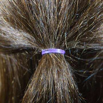 Amelia Beauty Hair Tie 500 Count | Premium Quality Rubber Bands