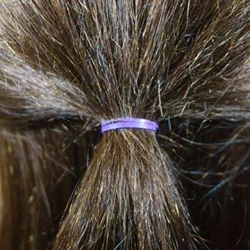Amelia Beauty Hair Tie 500 Count | Premium Quality Rubber Bands
