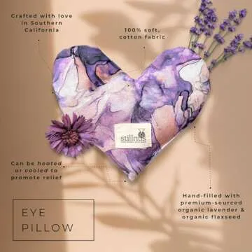 Handmade Heart Eye Pillow - Organic Comfort & Relaxation Gift