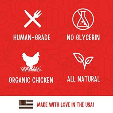 Full Moon Organic Chicken Savory Sticks Dog Treats 6 oz