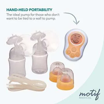 Motif Medical Duo Electric Breast Pump for Traveling Moms