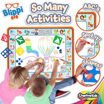 Blippi Water Doodle Mat - Fun Learning for Kids 2+