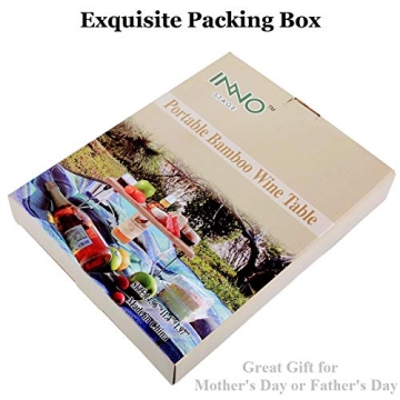 INNO STAGE Portable Picnic Table for Outdoor Dining