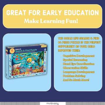Ocean Life Search & Find Puzzle