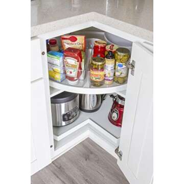 Effortless Kitchen Organization with Lazy Susan Bins