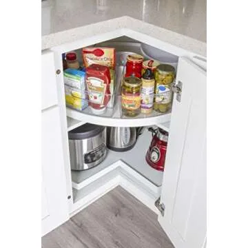 Effortless Kitchen Organization with Lazy Susan Bins