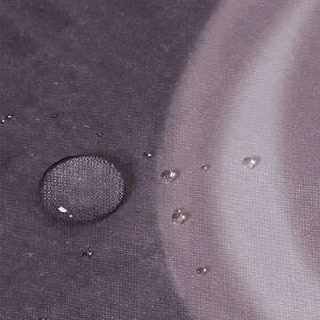 2m² Shower Curtain 3D City Night View Polyester Waterproof Textile Shower Curtain with 12hooks,72 x 72-Inch