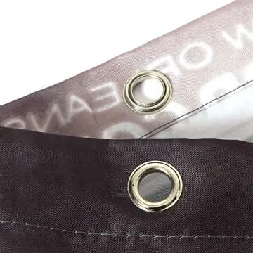 2m² Shower Curtain 3D City Night View Polyester Waterproof Textile Shower Curtain with 12hooks,72 x 72-Inch