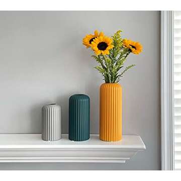Rumi Décor Ceramic Vases Set for Elegant Home Decor