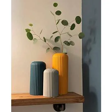 Rumi Décor Ceramic Vases Set for Elegant Home Decor