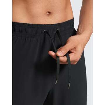 CRZ YOGA Men's Athletic Joggers 29" Lightweight Water Resistant