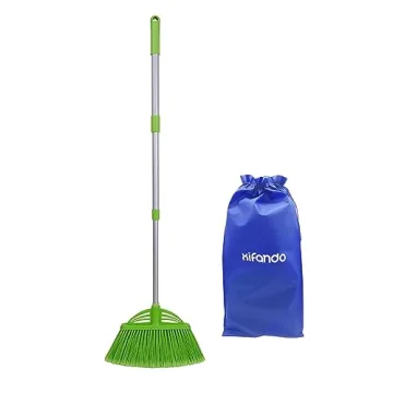 Compact Telescopic Broom for Outdoor Cleaning