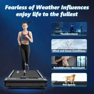 Walking Pad with Incline, AIRHOT 3 in 1 Under Desk Treadmill with 265LBS, Portable Walking Treadmill with Remote Control, LED Display, Mini Walking Jogging Machine for Home Office