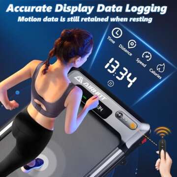 Walking Pad with Incline, AIRHOT 3 in 1 Under Desk Treadmill with 265LBS, Portable Walking Treadmill with Remote Control, LED Display, Mini Walking Jogging Machine for Home Office