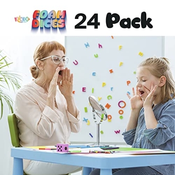 Kicko Foam Dice Set - Colorful, Safe Math Fun for Kids