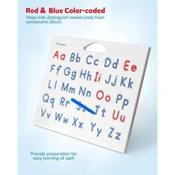 Coogam Magnetic ABC Tracing Board Educational Toy for Kids