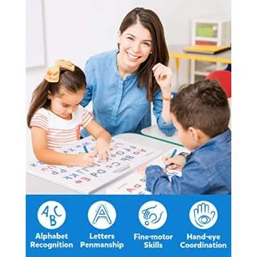 Coogam Magnetic ABC Tracing Board Educational Toy for Kids