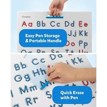 Coogam Magnetic ABC Tracing Board Educational Toy for Kids