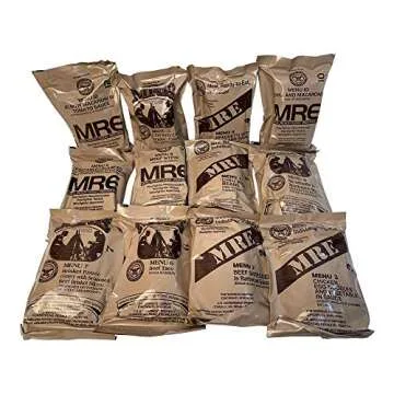 Military MRE Go Bag with Ruck Sack - 24 US MREs