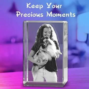 Custom Crystal Photo Keepsake for Special Moments