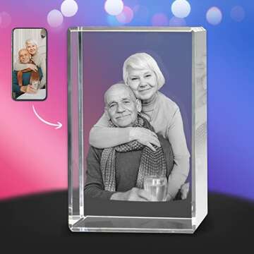 Custom Crystal Photo Keepsake for Special Moments