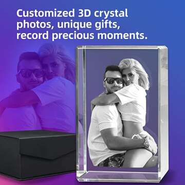 Custom Crystal Photo Keepsake for Special Moments
