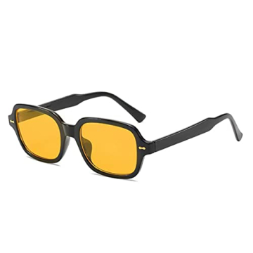 Trendy Oversized Orange Sunglasses Unisex Retro Style 2021
