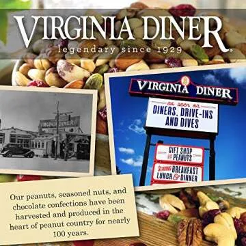 Virginia Diner Red Skin Peanuts - Gourmet Crunchy Treats for All