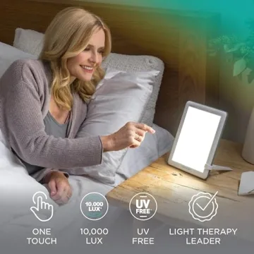 Verilux HappyLight Lucent - One-Touch Mood Boosting Lamp