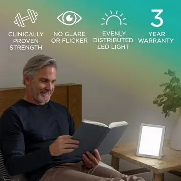 Verilux HappyLight Lucent - One-Touch Mood Boosting Lamp