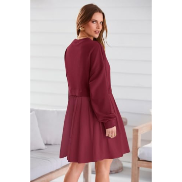 PRETTYGARDEN Cozy Fall Sweatshirt Dress for Women