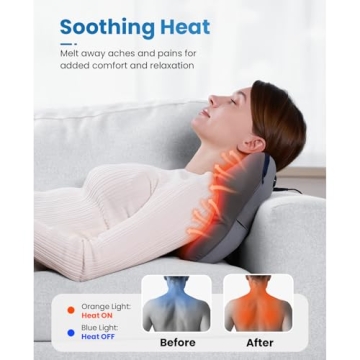 EZBack Plus Massager with Heat and Remote for Relaxation
