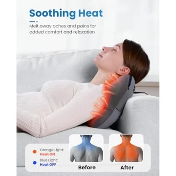 EZBack Plus Massager with Heat and Remote for Relaxation