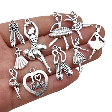 Youdiyla Ballet Charms Collection for Jewelry Making