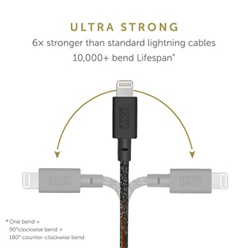 Native Union Night Cable - 10ft Lightning Charging Fast Cord