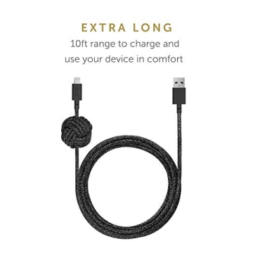 Native Union Night Cable - 10ft Lightning Charging Fast Cord