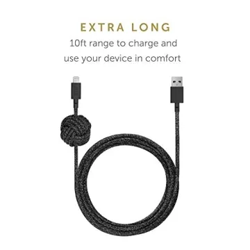 Native Union Night Cable - 10ft Lightning Charging Fast Cord
