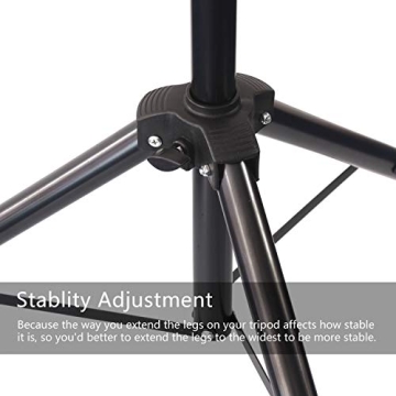 Adjustable Wig Stand Tripod for Mannequin Heads