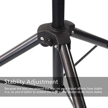 Adjustable Wig Stand Tripod for Mannequin Heads
