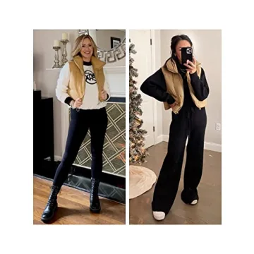 Stylish UANEO Cropped Puffer Vest for Women